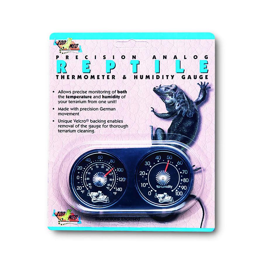 Zoo Med Analogue Thermometer & Humidity