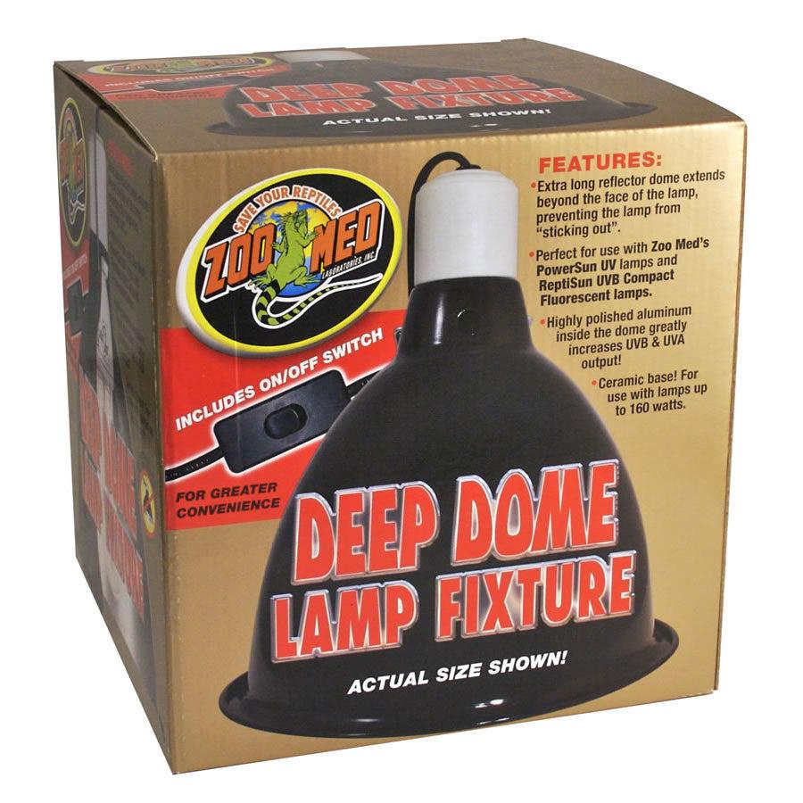 Zoo Med Deep Dome Lamp Fixture, LF-17